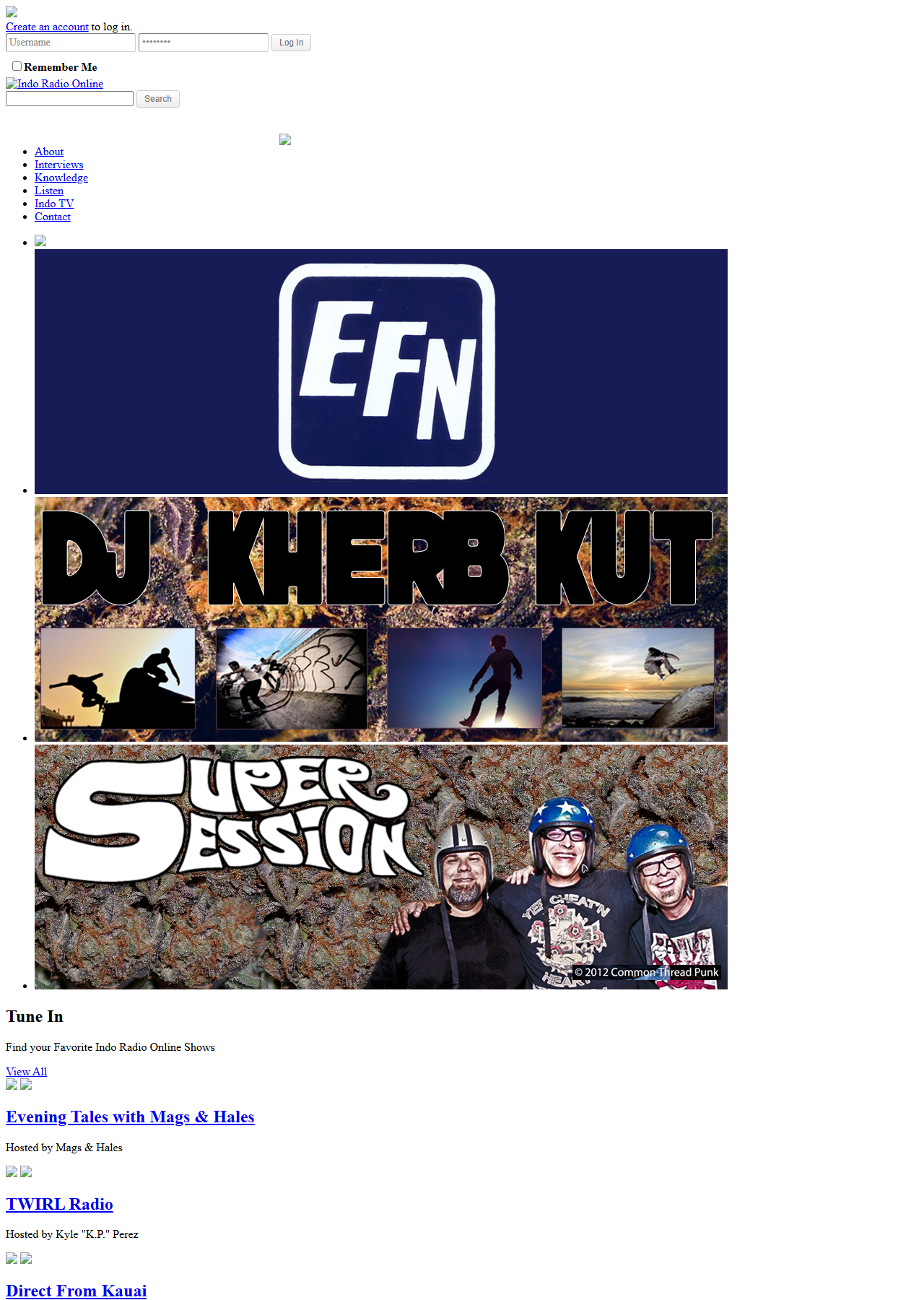 IndoRadioOnline.com in June 2013 — DJ Kherb Kut, Super Session
